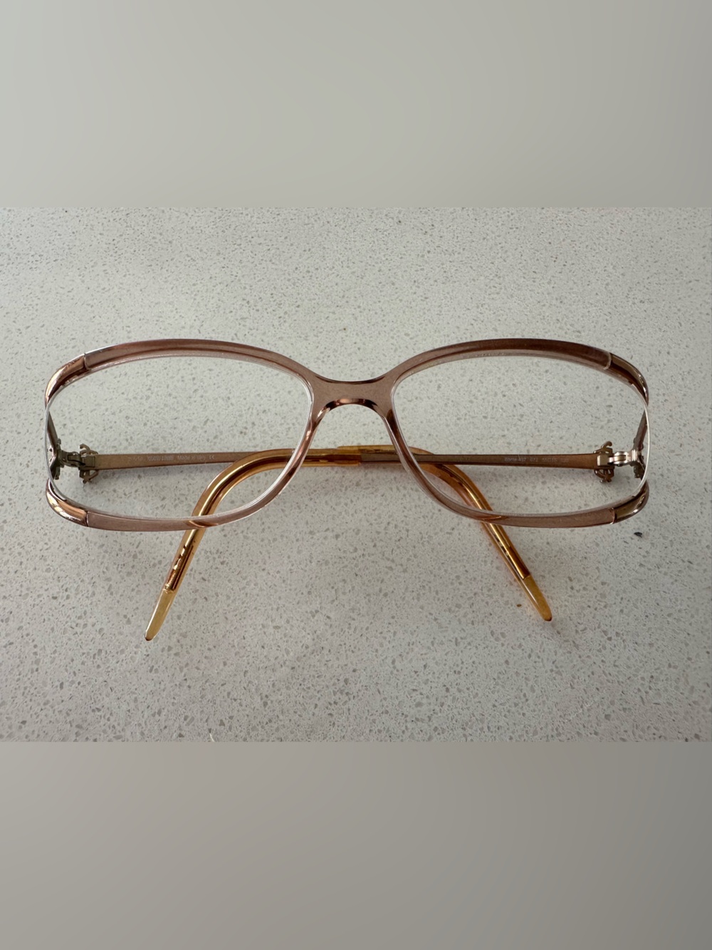 Roberto Cavalli Men's Rose Gold Metal Frame Glasses